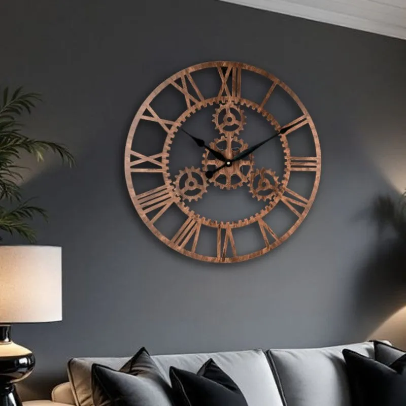 Timely Silent Wall Clock - Bronze media 3