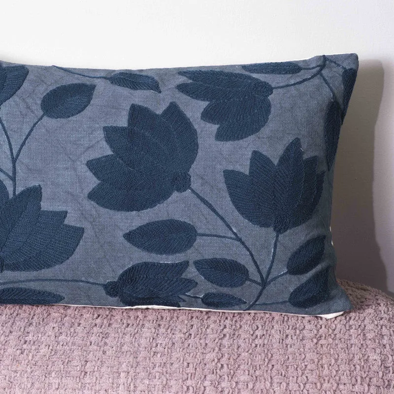 Blue Mist Cotton Cushion Cover media 3