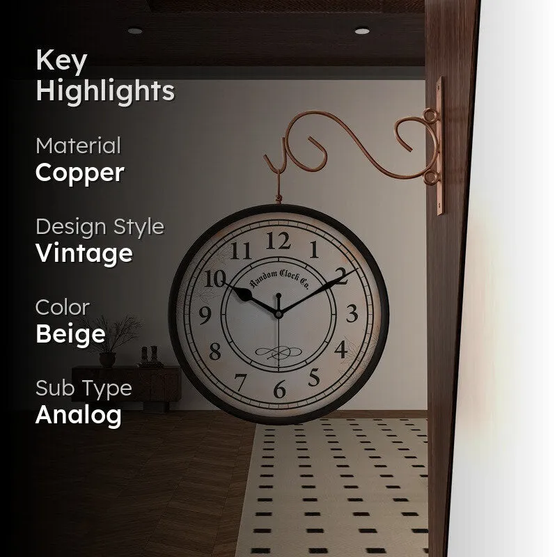 Kingsmoor Double Sided Wall Clock media 2