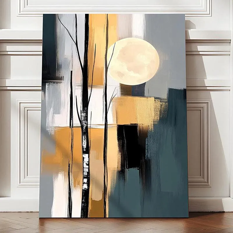 Ethereal Whirl Canvas Abstract Wall Art media 4