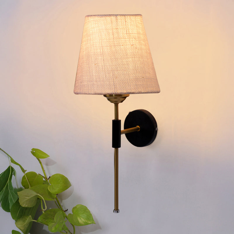Beryll Jute Wall Lamp - Ivory