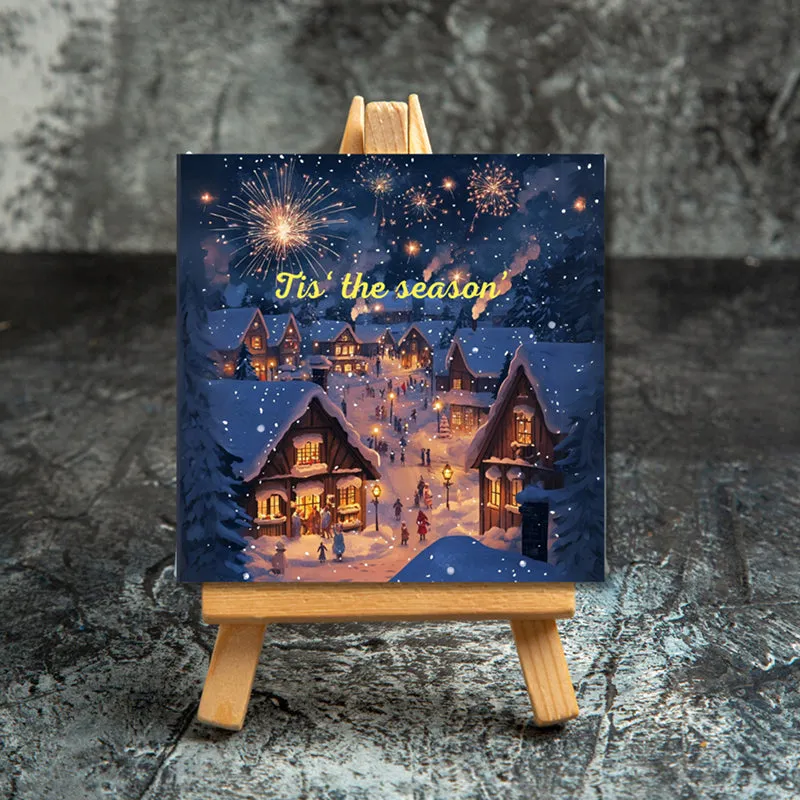 Season's Joy Canvas Showpiece media 3