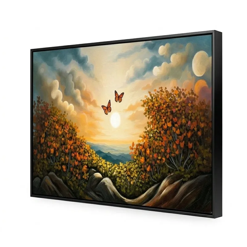 Dawn Flutter Canvas Wall Painting media 4