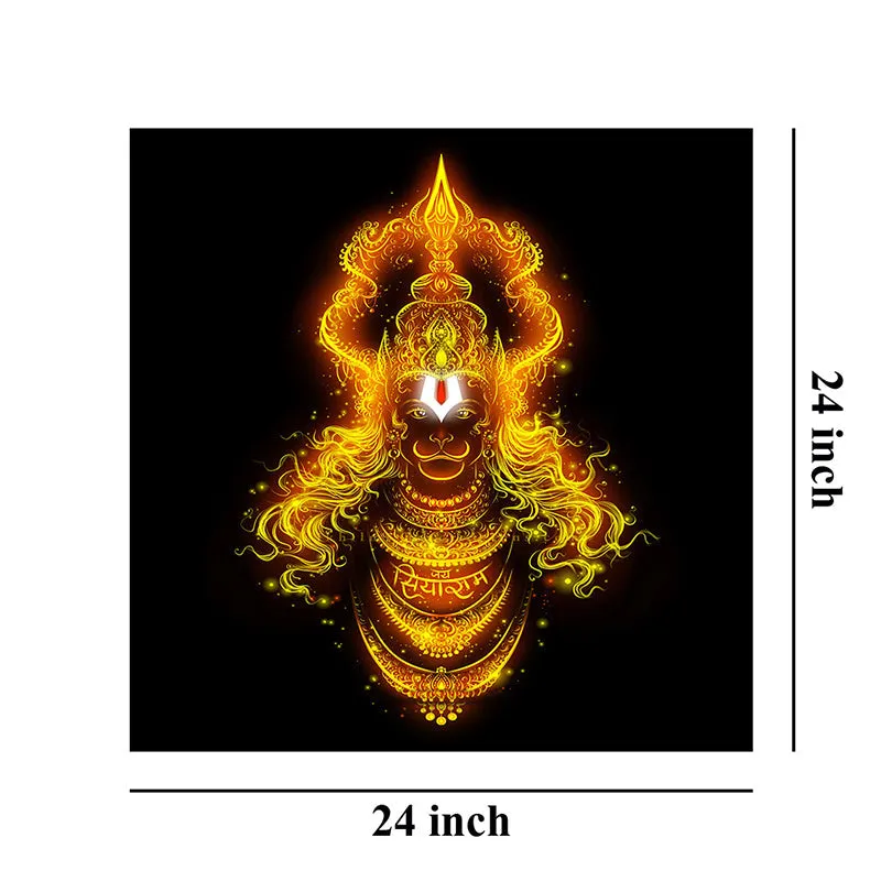Mystical Hanuman Wall Painting media 7