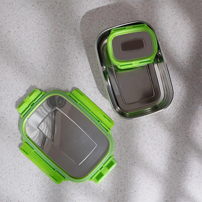 Jungle Holly Green Lunch Box (775/150 mL) - Two Piece Set media 6