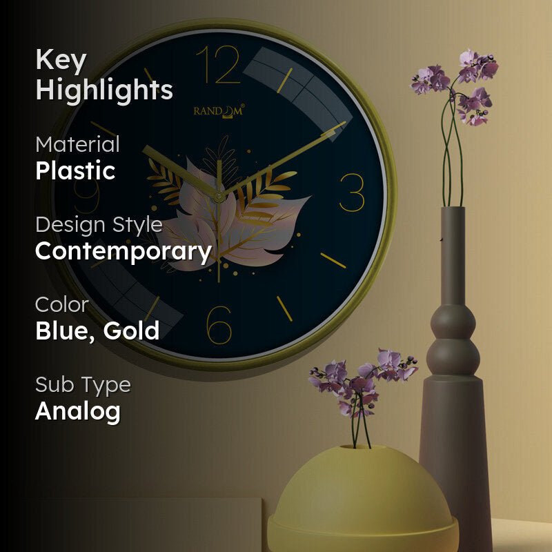 Phase Flow Analog Wall Clock media 2