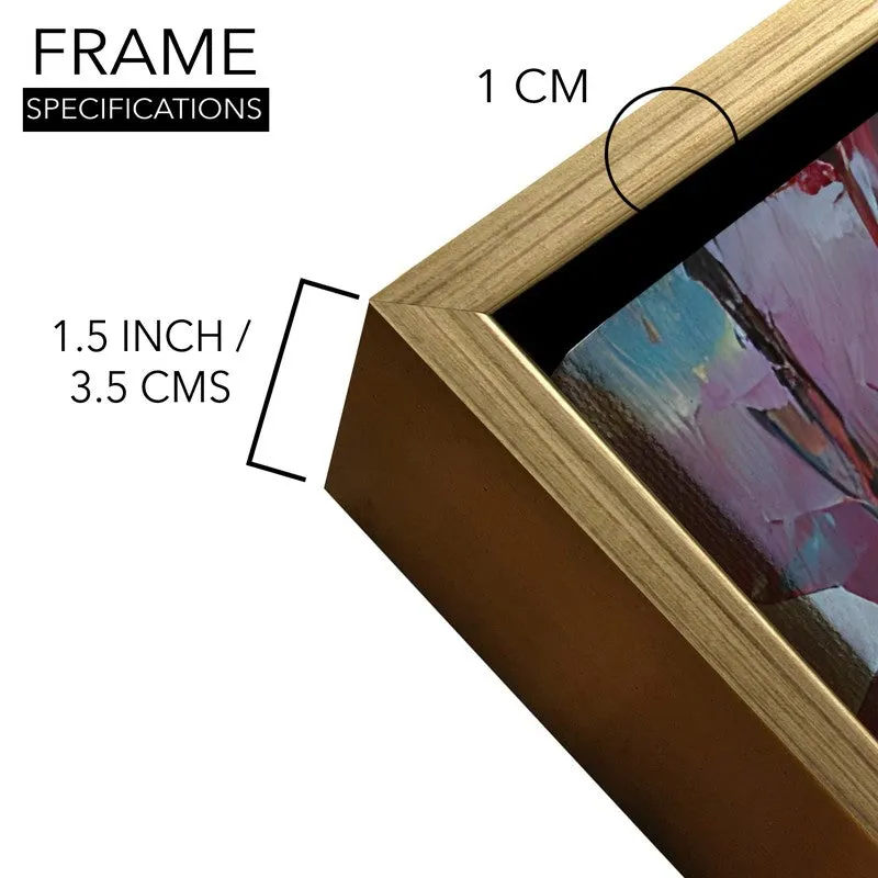 Autumnia Canvas Wall Painting With Frame media 6