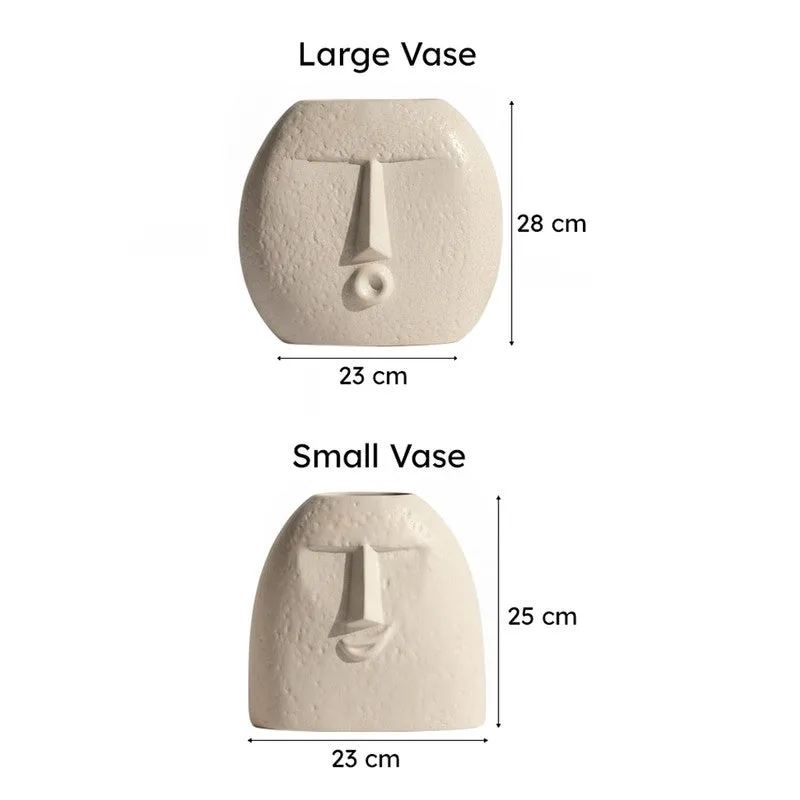 Make Faces Vase - Set Of Two media 7