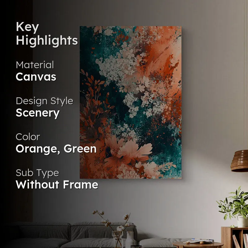 Colour Blooms Wall Painting media 2