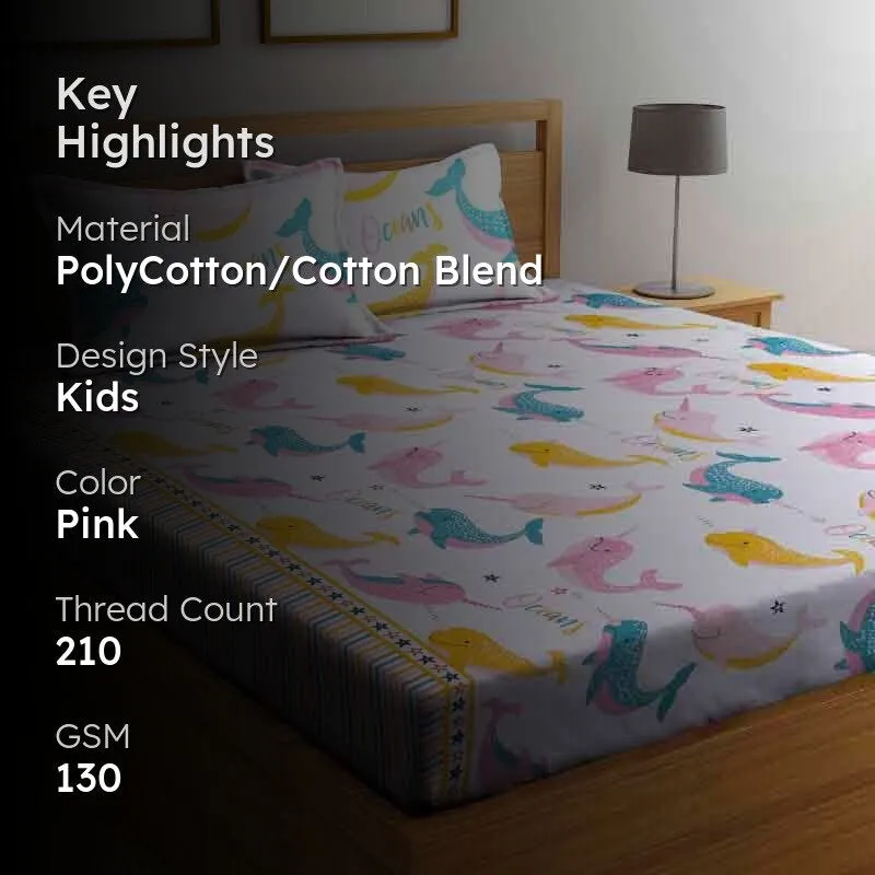 Jolly Dolly Bedsheet - 130 GSM media 2