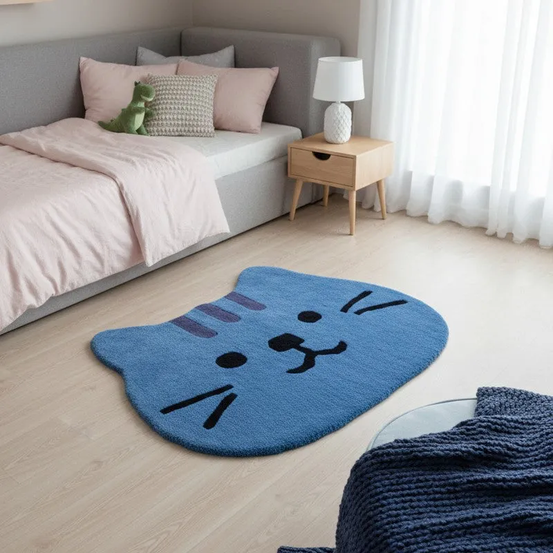 Meow Wool Carpet - Blue media 3