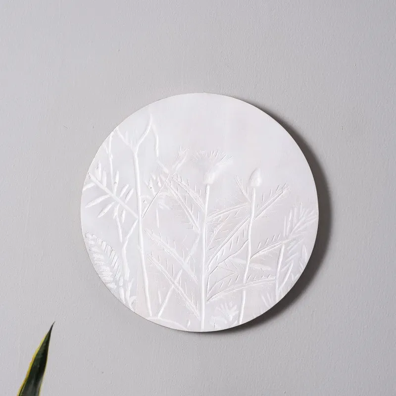 Etched Elegance Wooden Wall Plates - Set Of Eight media 7