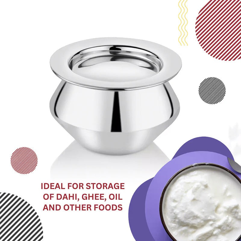 Dritha Handi With Lid - 110 mL / 3 Inches - Set of Two media 10