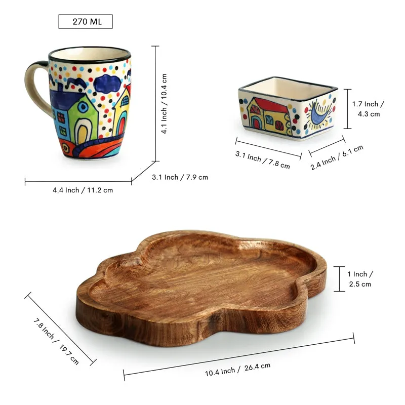 Coastal Ceramic Coffee Mug - Three Piece Set media 8