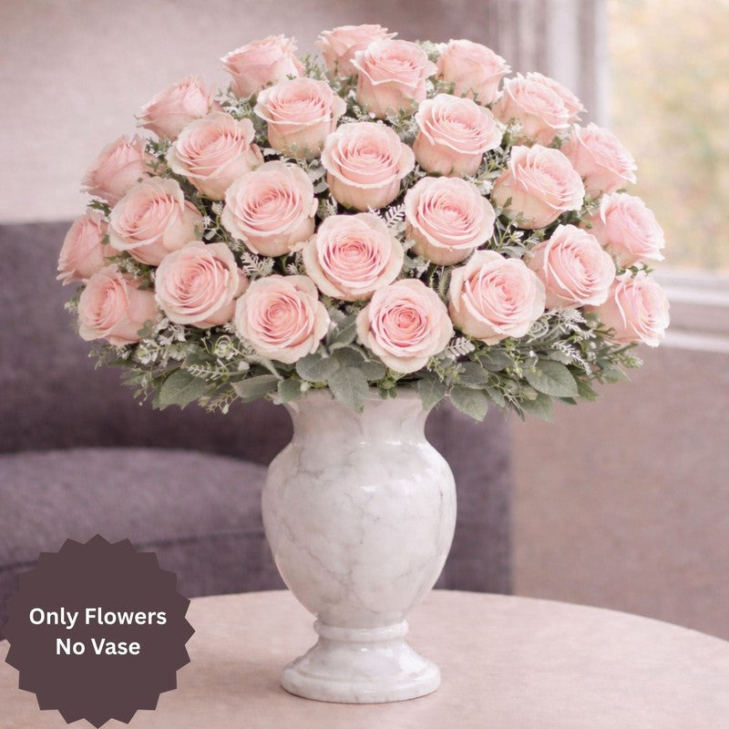 Florique Polyester Artificial Rose Flower - Set of Four media 4