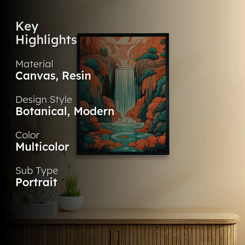 Water Cascade Canvas Wall Art media 2