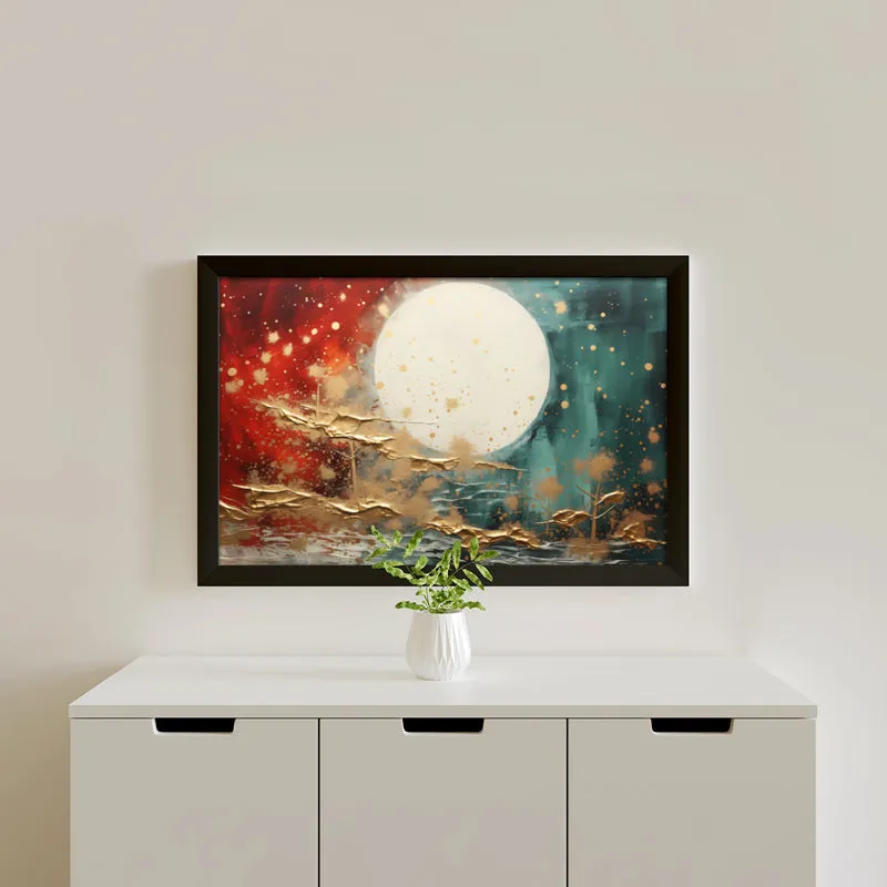 Lunar Splash Wall Painting media 1