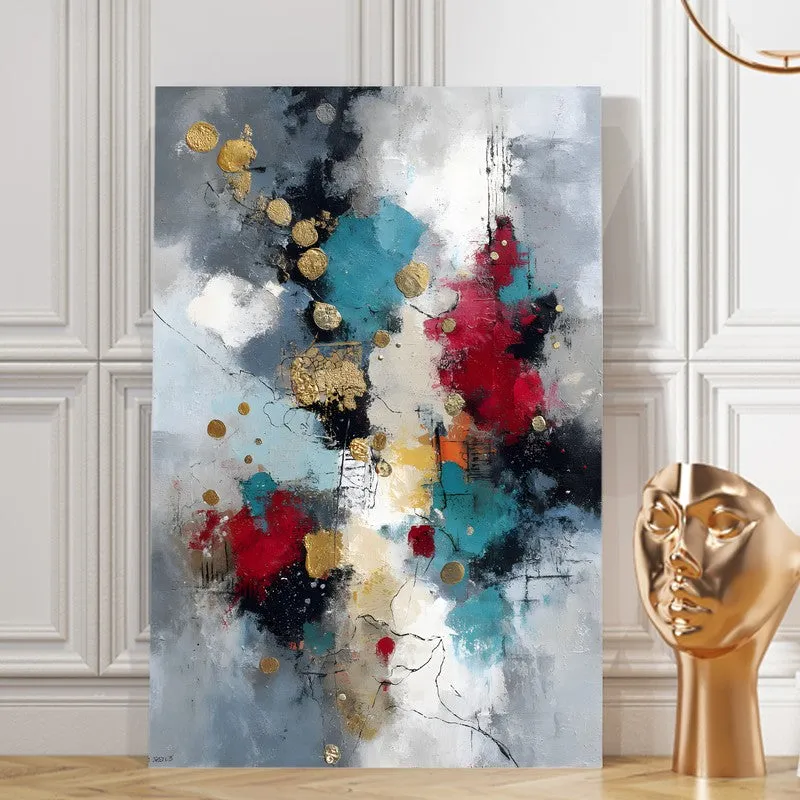 Bold Spectrum Grid Canvas Wall Art media 5