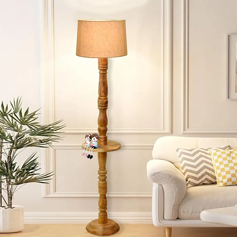 Elfin Nuo Floor Lamp - Beige media 2