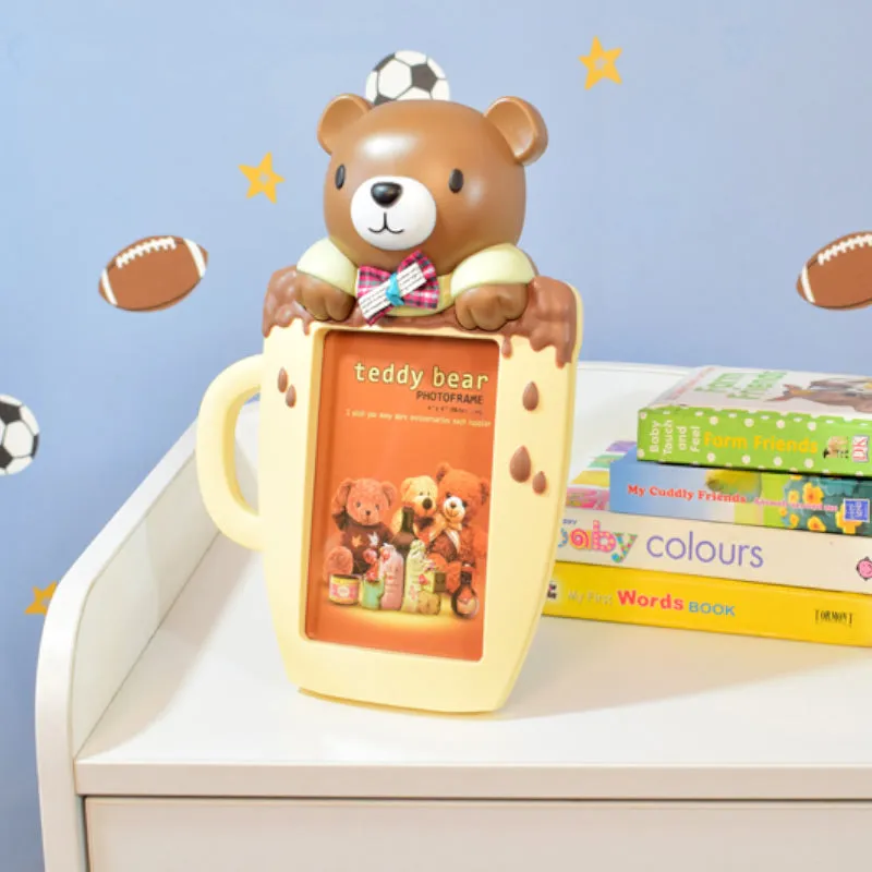Teddy Sip Kids Photo Frame - Brown media 1