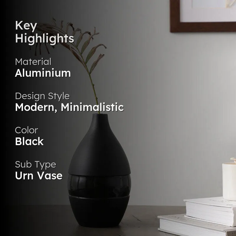 Yato Enamel Vase (Black) - Small media 2