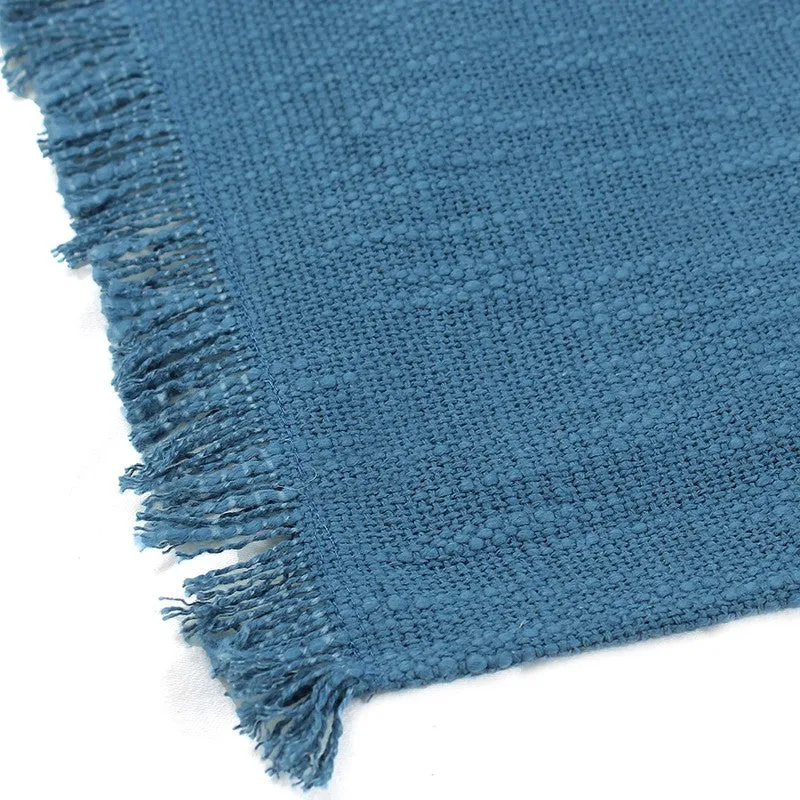 Premium Cotton Table Runner - Blue media 5