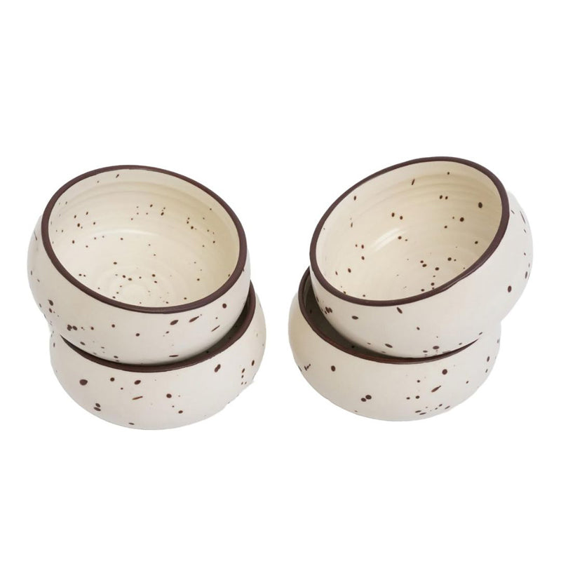 Cera Specks Snack Bowl (Ivory) - Set Of Four image 4