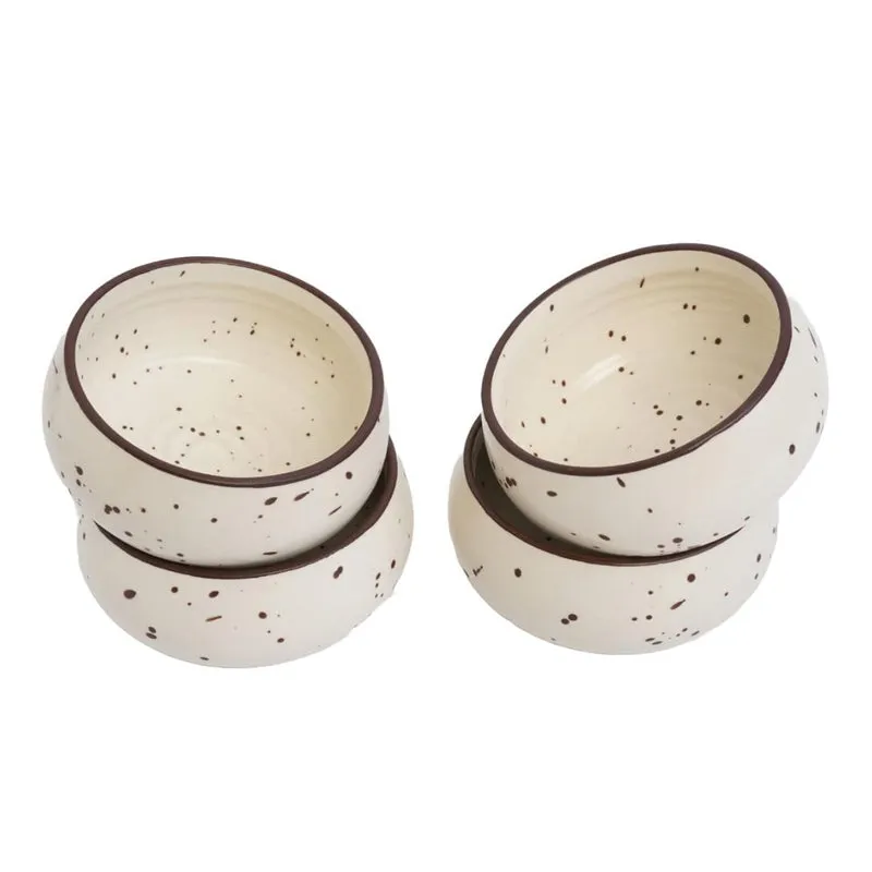Cera Specks Snack Bowl (Ivory) - Set Of Four media 4
