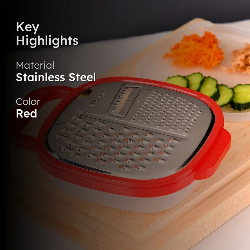 Wellberg 5-in-1 Stainless Steel Grater media 2