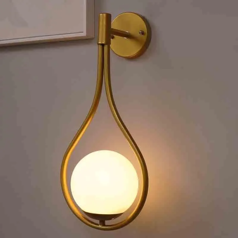 Aura Pendant Glass & Metal Wall Lamp media 3