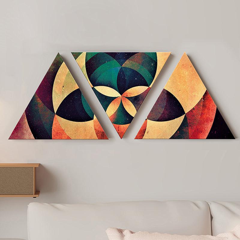 Ebony Bloom Triad Floral Canvas Wall Art - Set Of Three