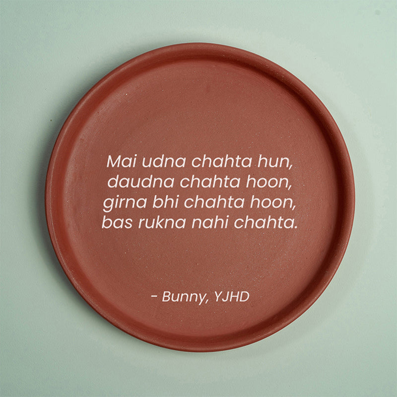 Rukna Nahi YJHD Terracotta Wall Plate media 5
