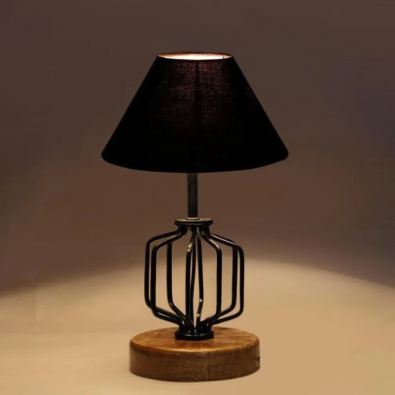 Cosmo Fabric Table Lamp - Black media 3