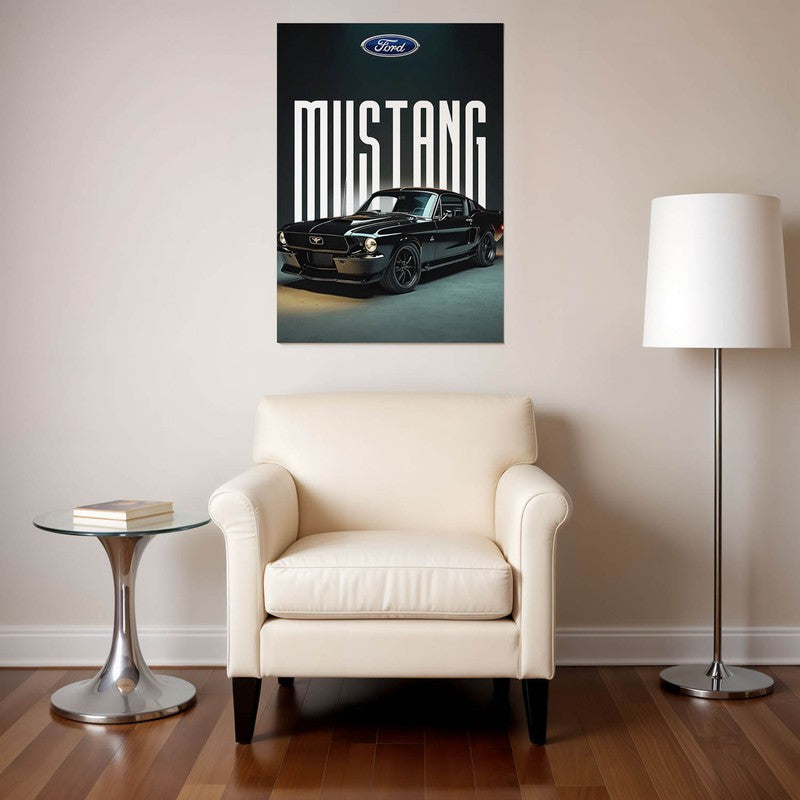 Midnight Racer Wall Poster