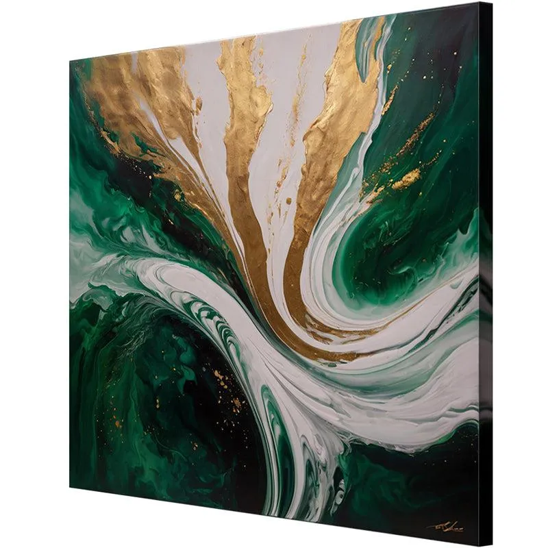 Opulent Swirls Wall Painting media 5
