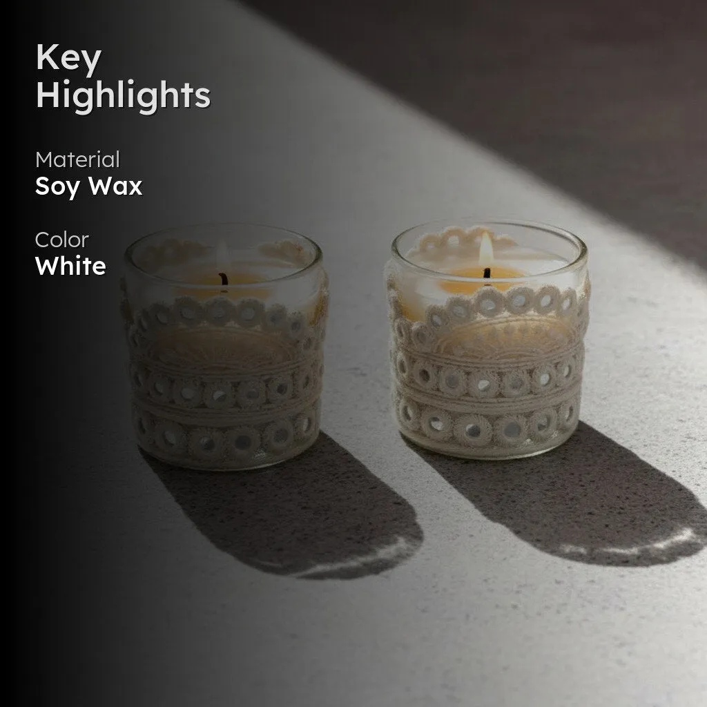 Esme Votive Scented Candle - Set Of Two media 2