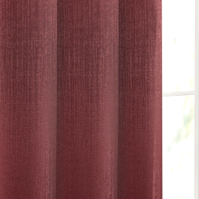 Saral Home Auriel Room Darkening Curtain (Mauve) - Set Of Two media 5