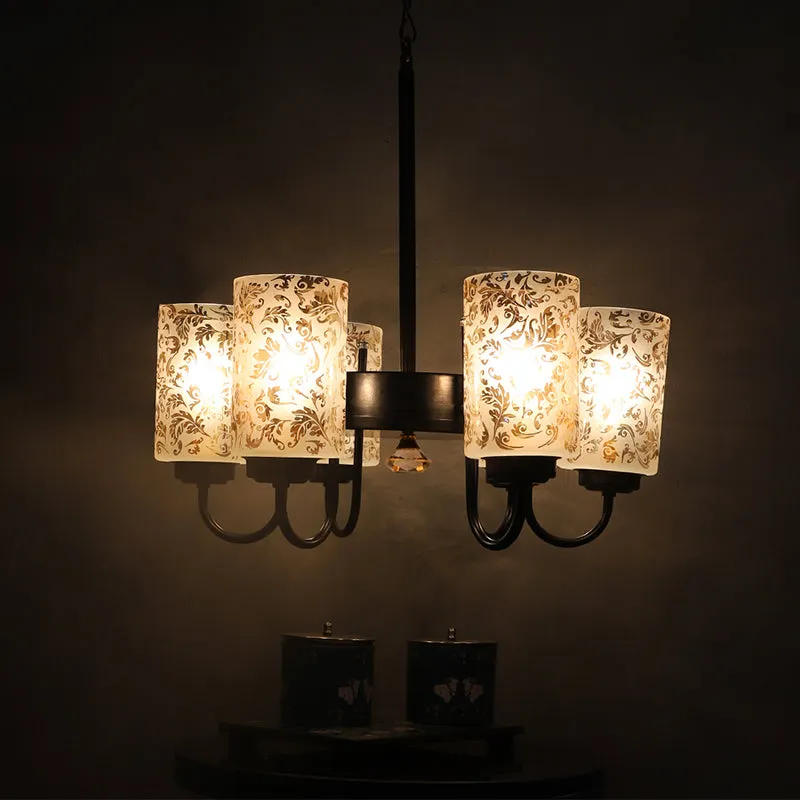 Dreamy Flora Glass Viya Ceiling Lamp media 1