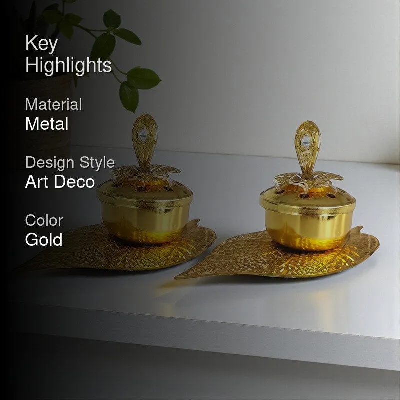 Radha Festive Metal Diffuser - Set Of Two media 2