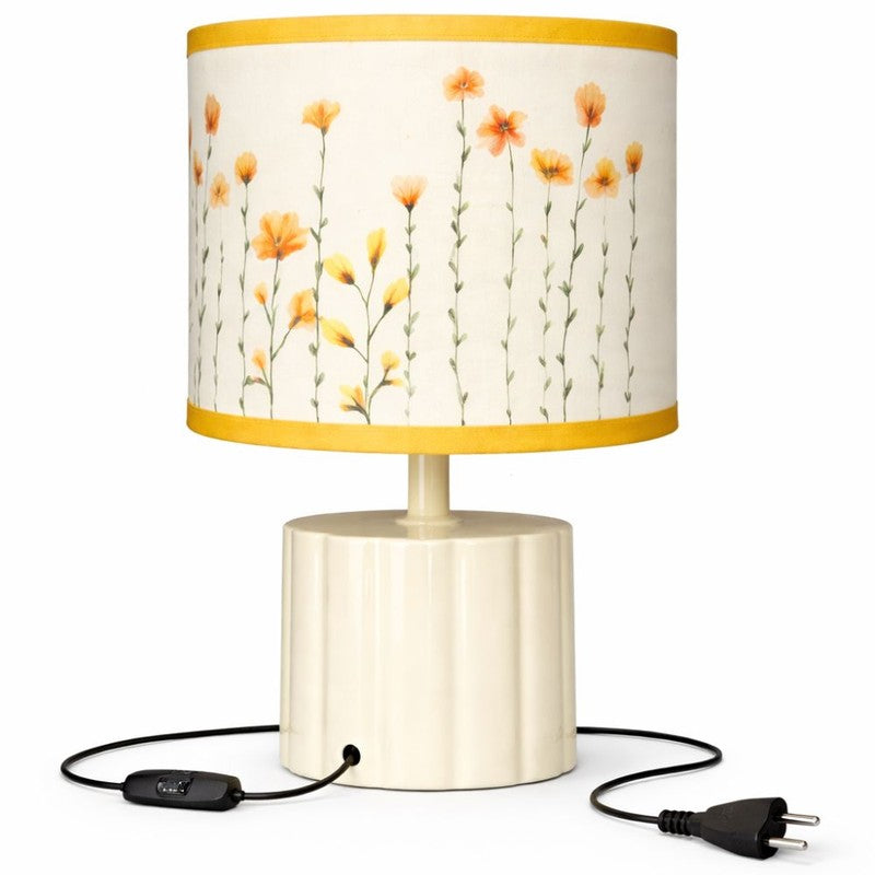 Arden Accent Cotton Table Lamp - Yellow media 4
