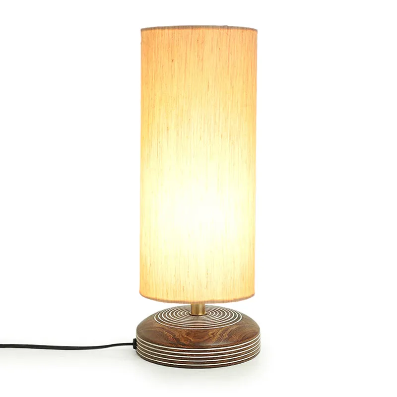 Savera Siera Fabric Table Lamp - Beige media 5