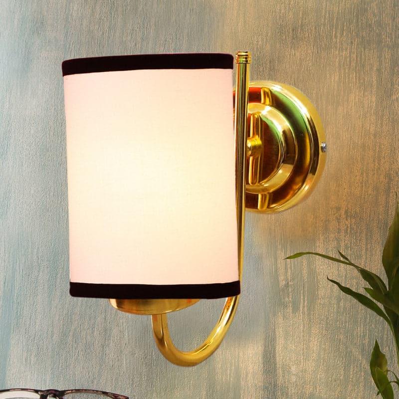 Galora Hilda Fabric & Metal Wall Lamp - White