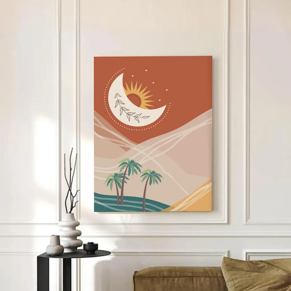 Pastels Spirits Cotton Canvas Wall Painting media 3