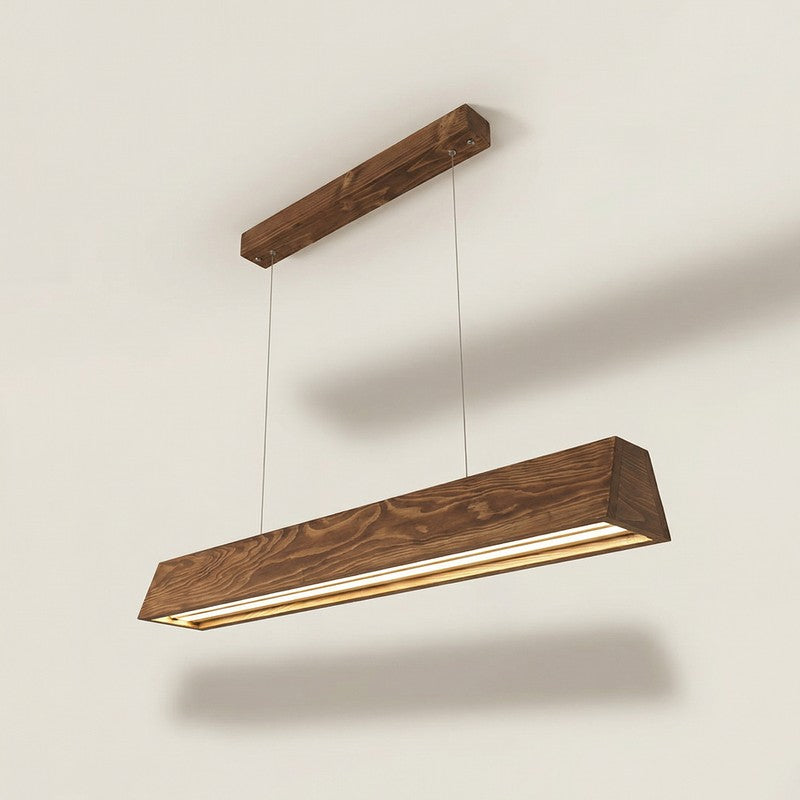 Fuego Linear LED Wooden Ceiling Lamp media 4