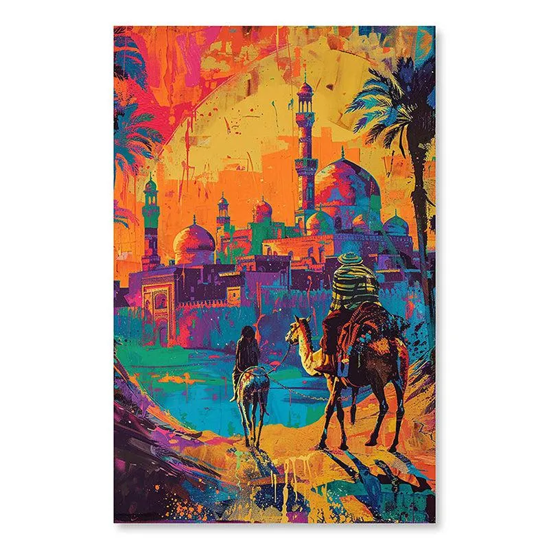 Mirage of Majesty Canvas Traditional Wall Art media 6