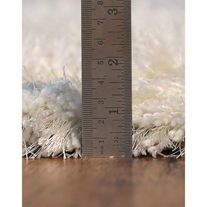 Table Tufted Woven Whisper Rug - White media 8