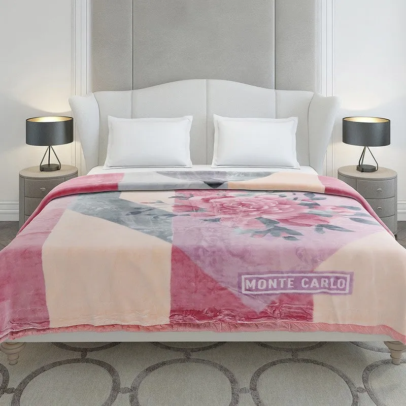 Monte Carlo Blush Blossom Blanket - 909 GSM media 3