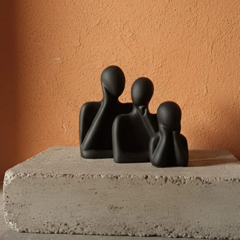 Trio Harmony Resin Showpiece - Set Of Three media 5