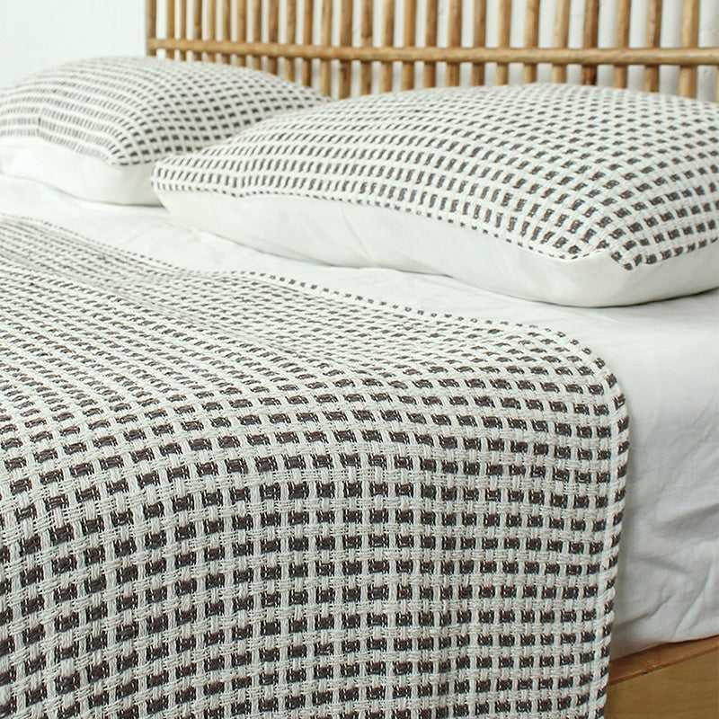 Elys Weave Tufted Bedcovers - Grey media 5