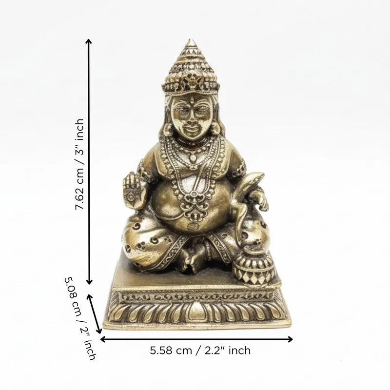 Divine Kuber Brass Idol media 5